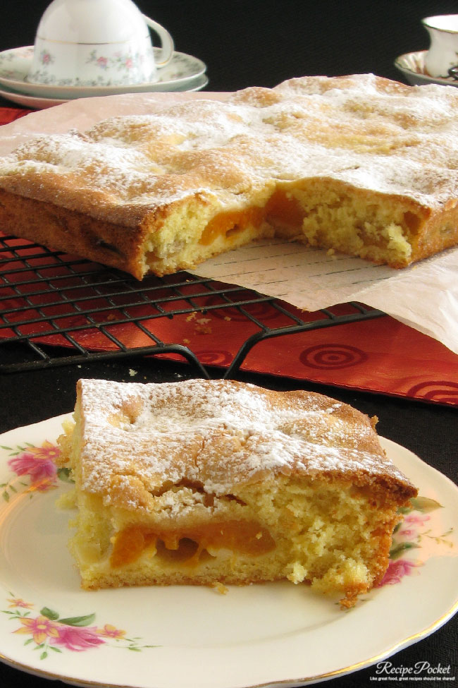 Canned Apricot Cake Recipe
