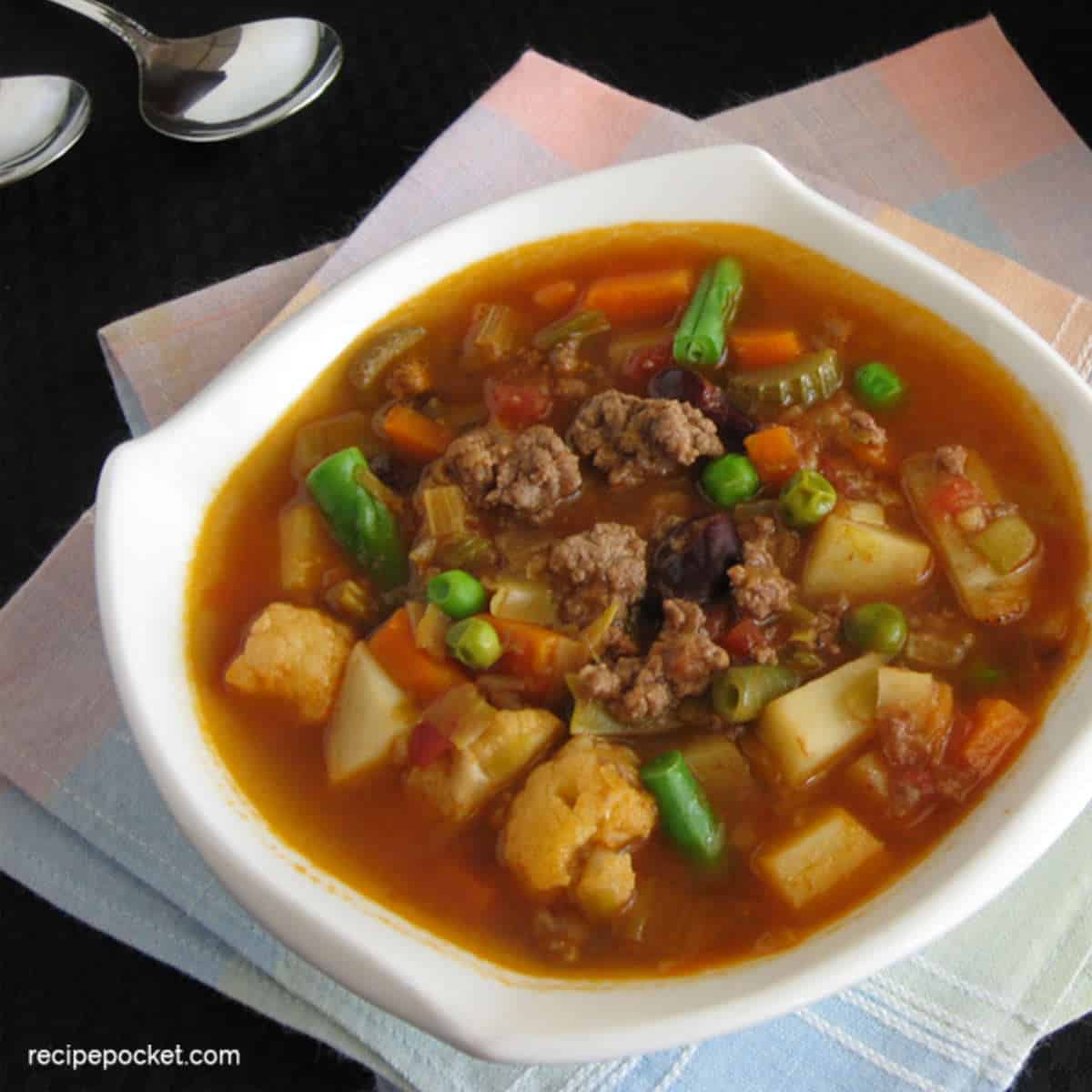 Beef vegetable soup
