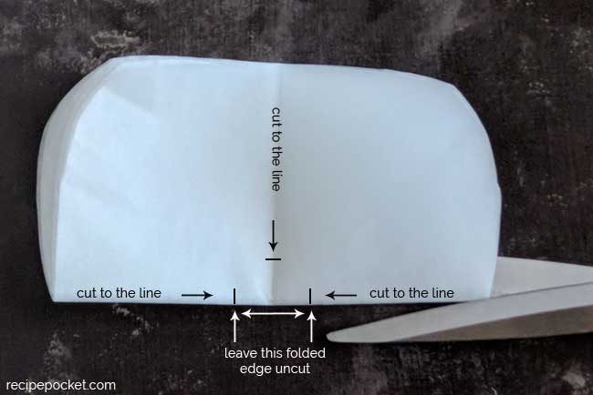 How to make muffin liners.