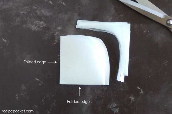 How to make muffin liners.
