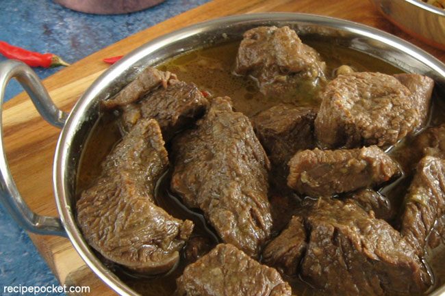 Beef madras curry recipe