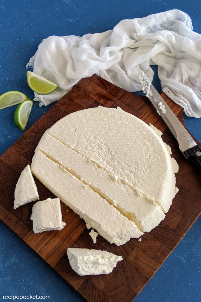 Making paneer at home