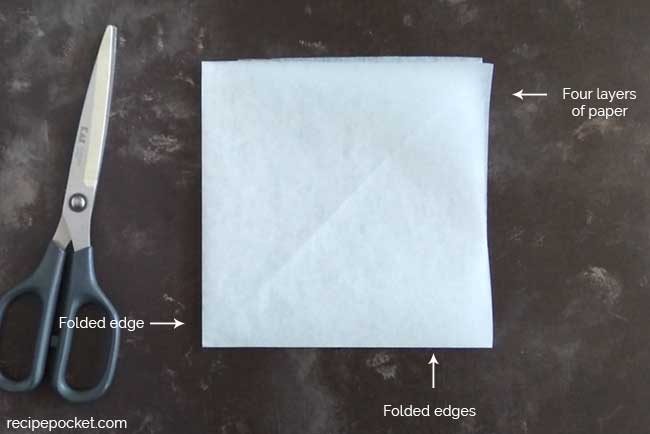 How to make muffin liners.
