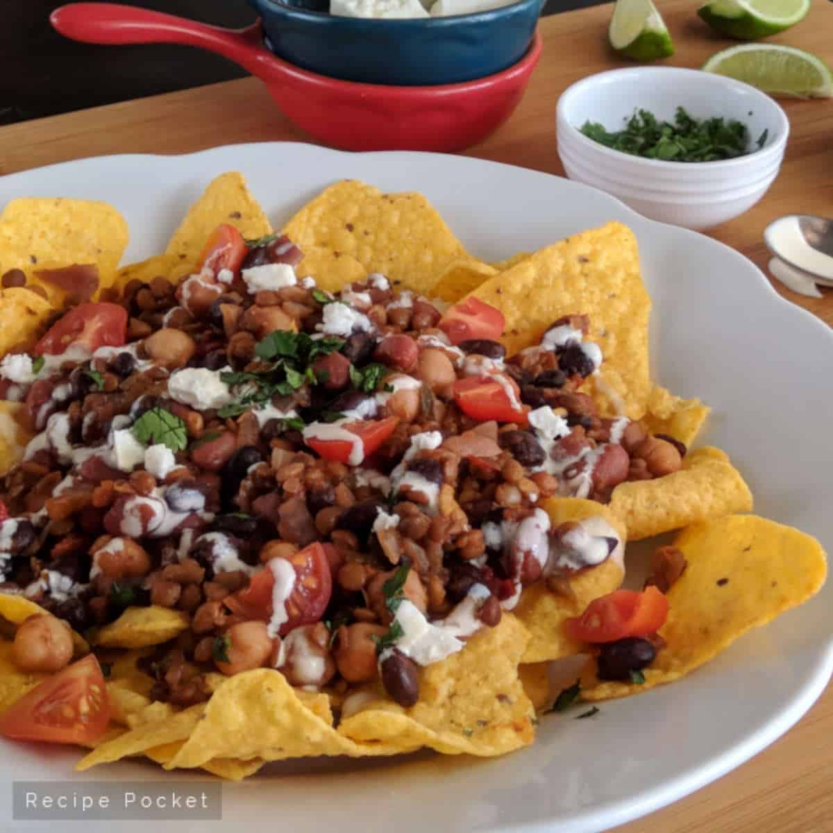 Vegeratrian nachos.