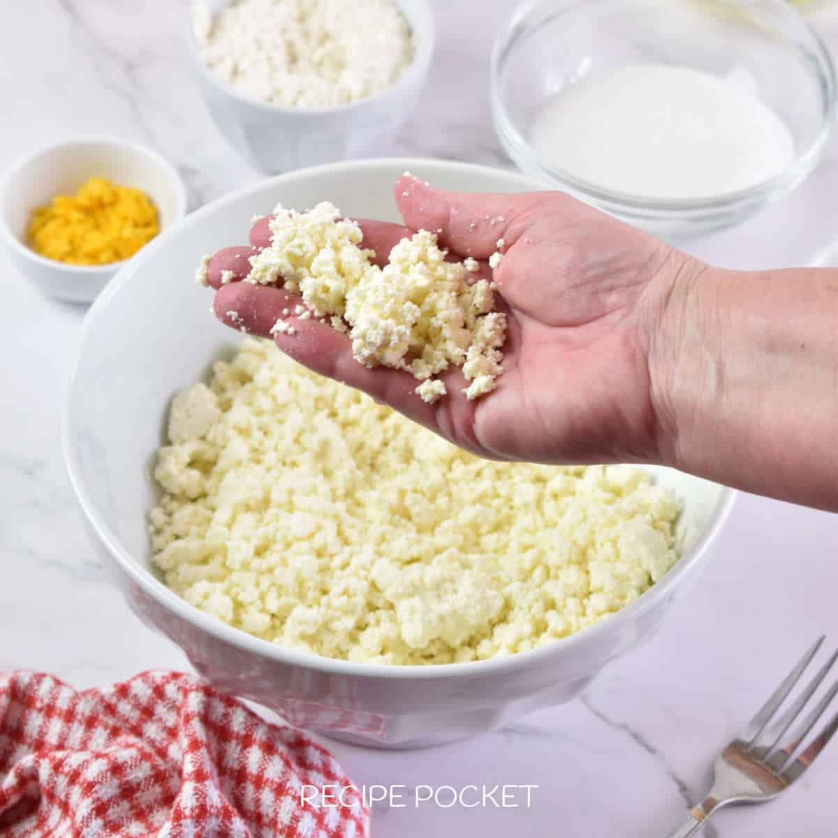 Ricotta cheese.