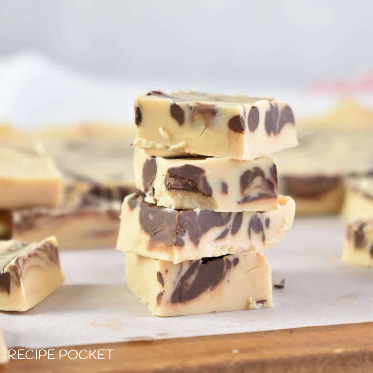 Tiger butter fudge.