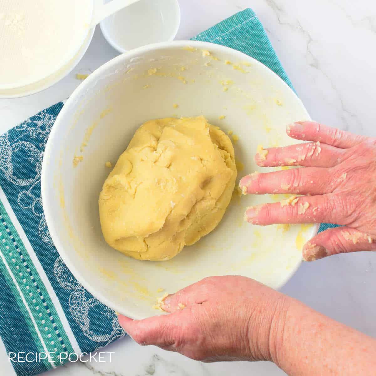 Jam drop cookie dough.