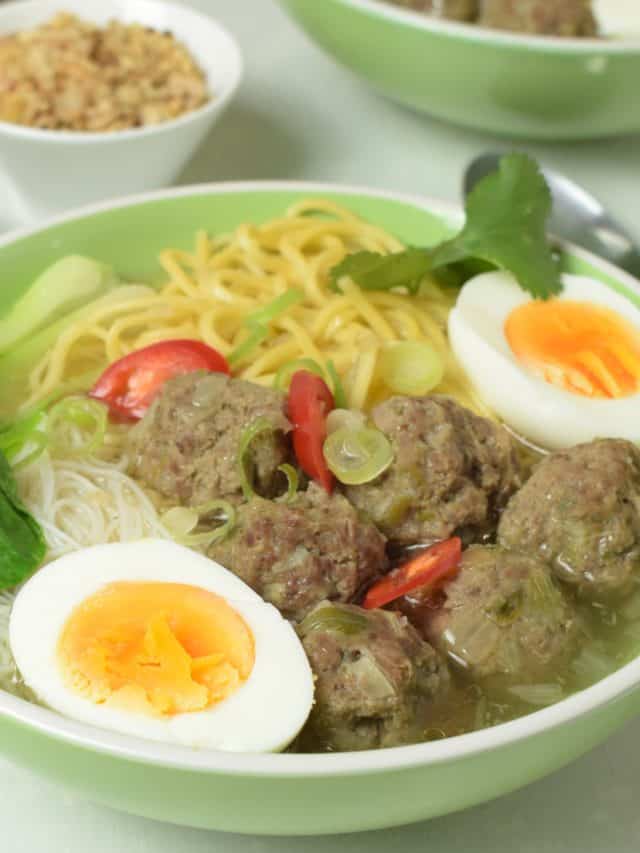 Bakso Indonesian meatball soup