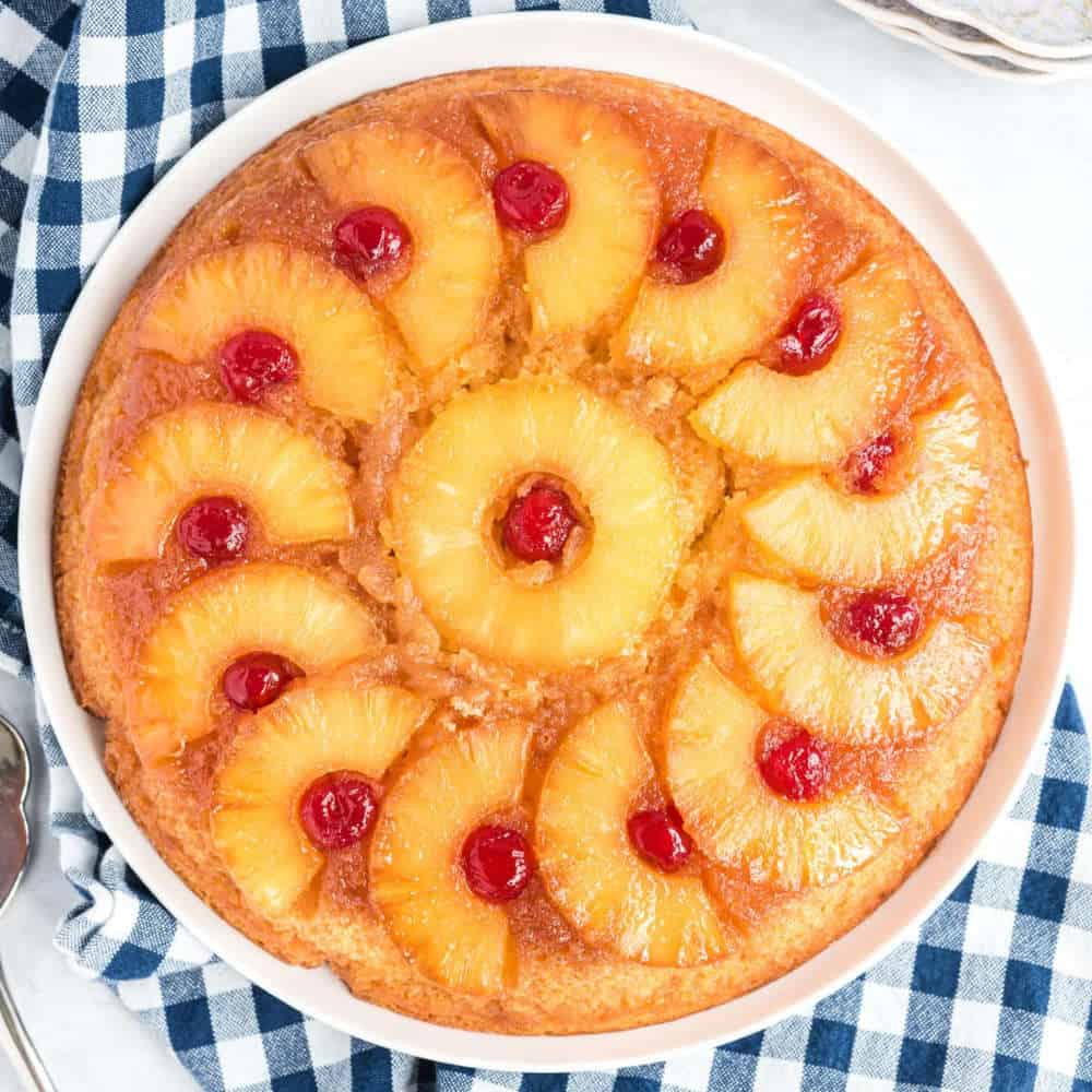 Pineapple upside down cake.