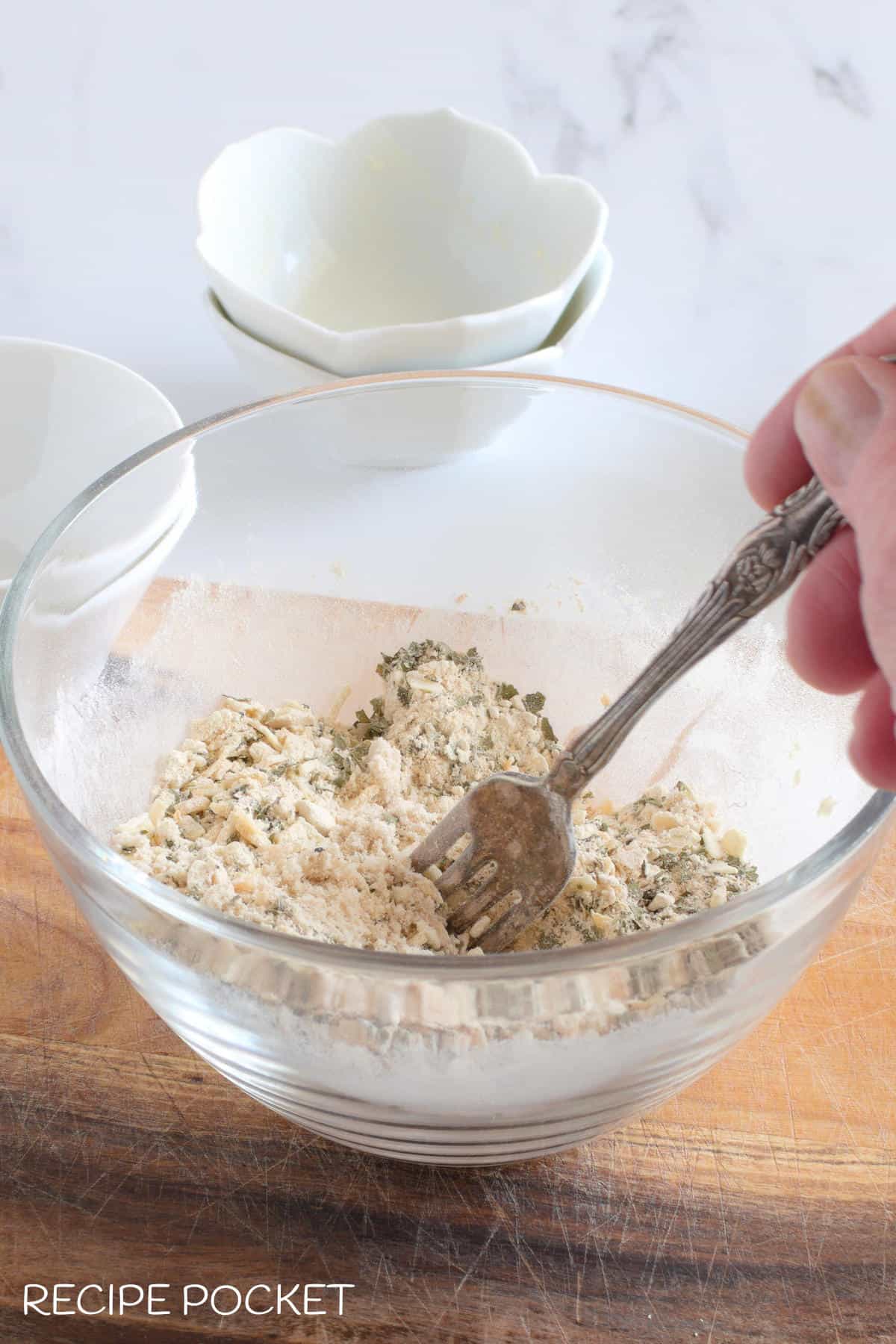 Powdered onion soup mix in a bowl.