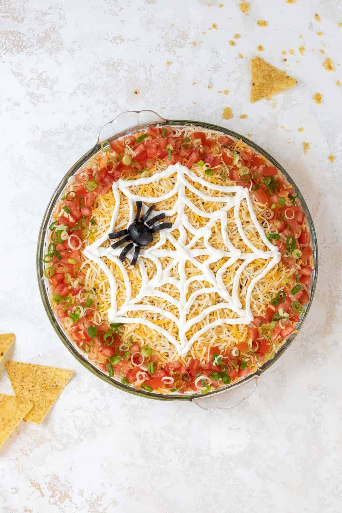 Spooky Halloween dip.