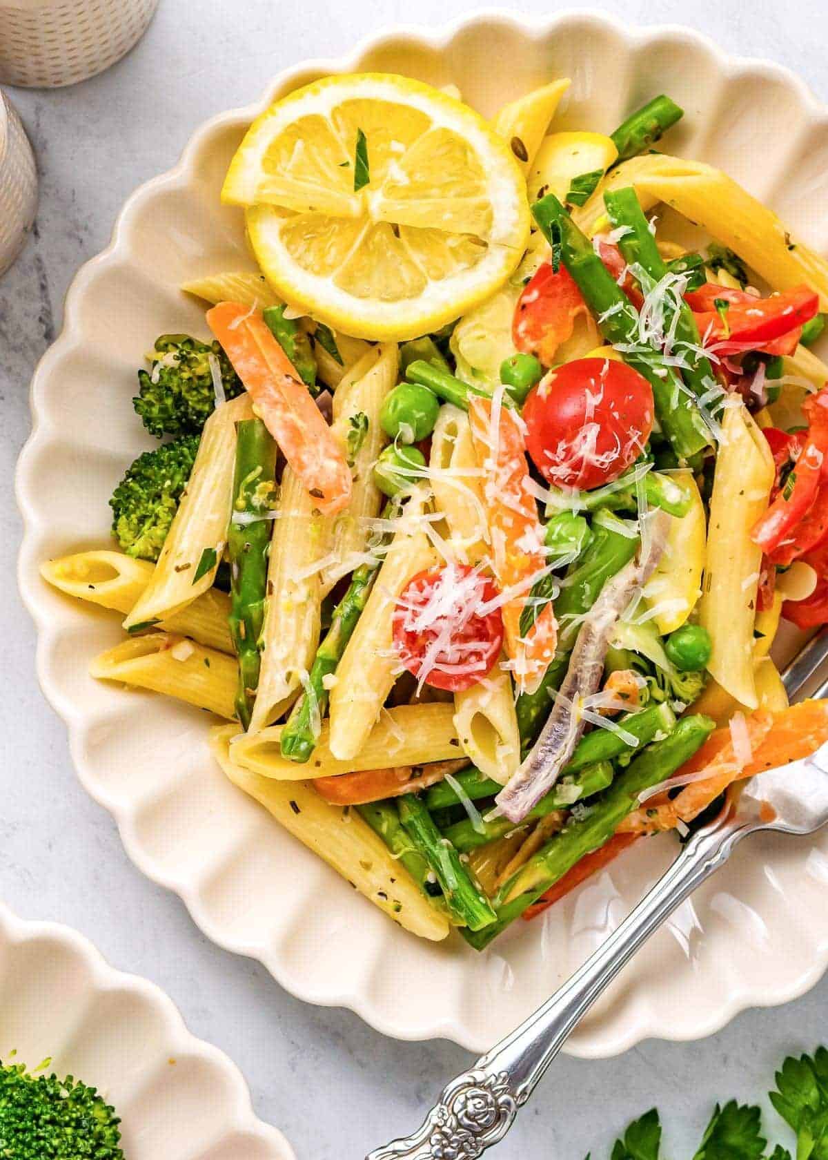 Pasta primavera.