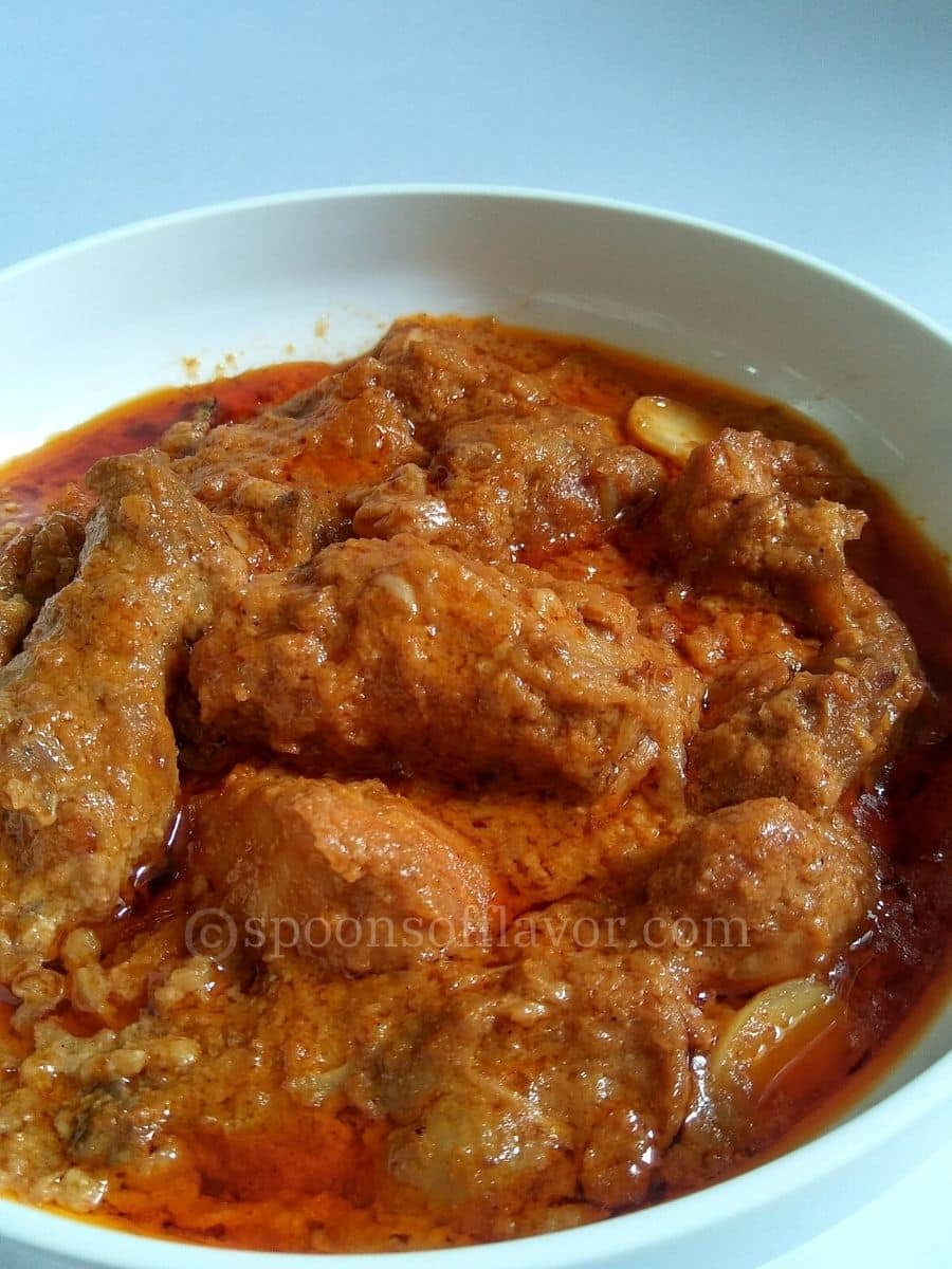 Chicken korma.
