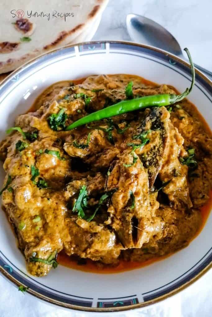 Eggplant curry.