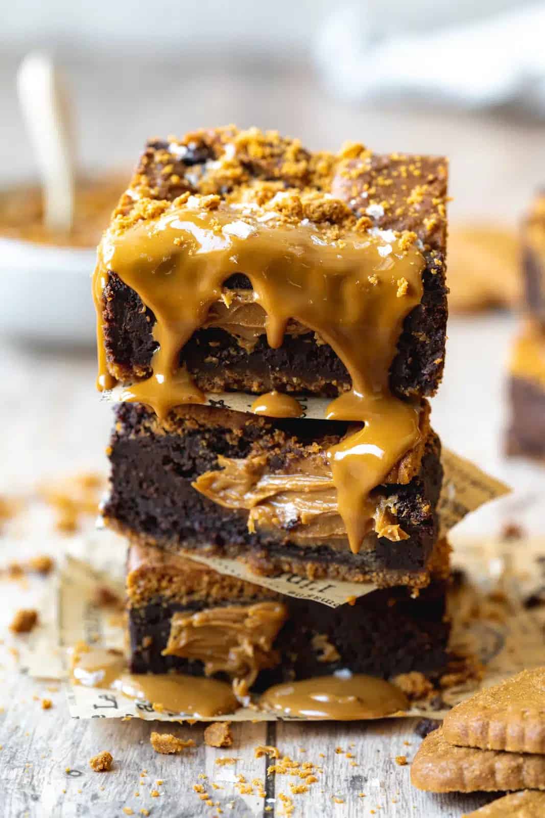Biscoff brownies.